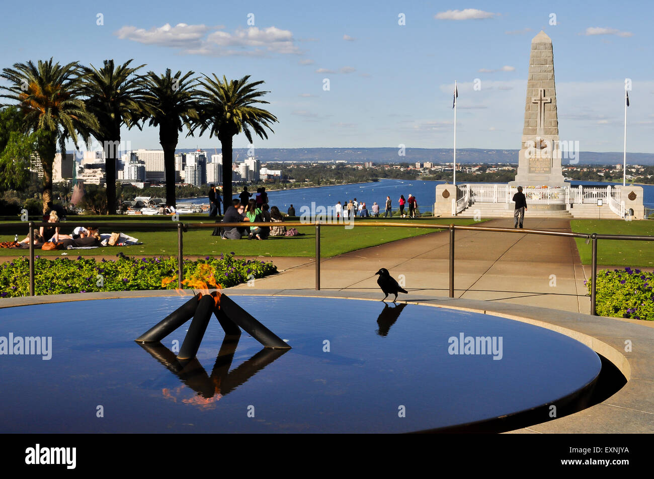 WWII Memorial - Perth - Australie Banque D'Images