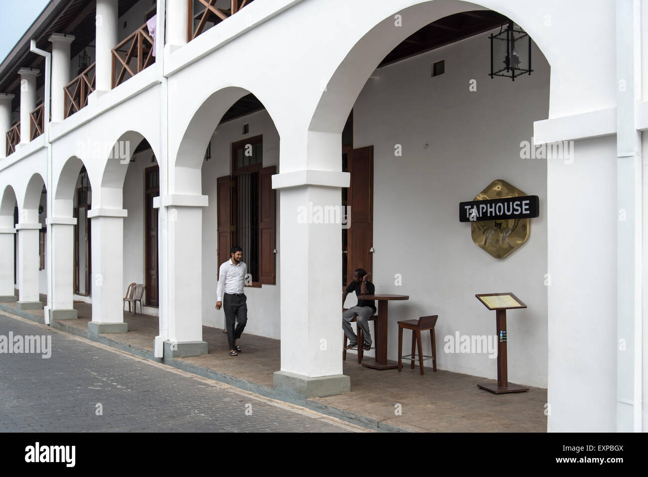 L'architecture coloniale, hôpital hollandais Buliding, Galle, Sri Lanka Banque D'Images