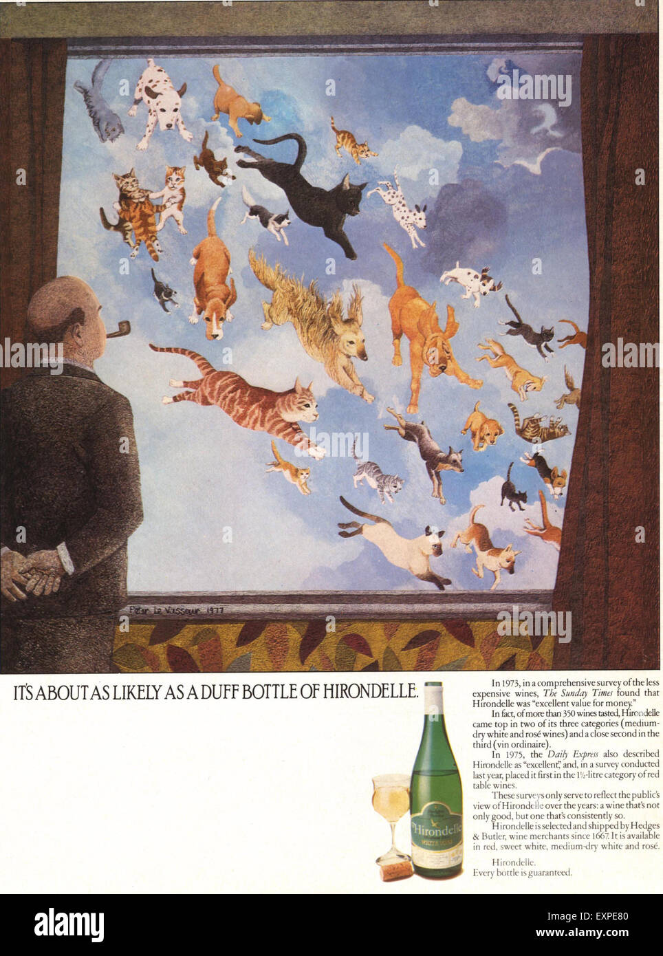 1980 UK Hirondelle Annonce magazine Banque D'Images