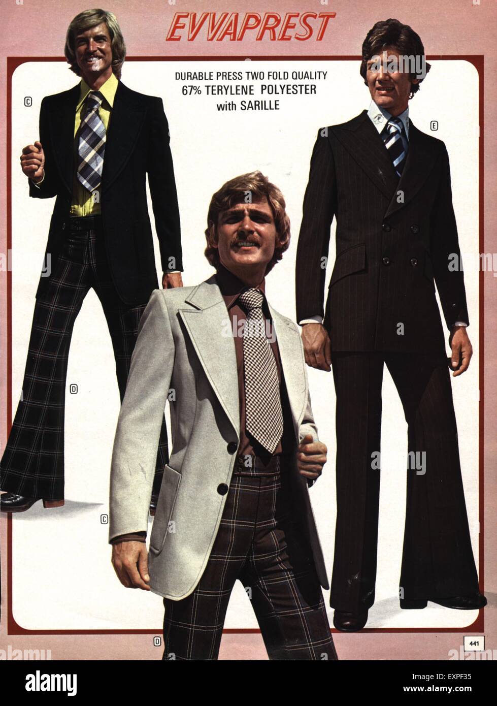 1970s uk mens fashion catalogue Banque de photographies et d images a haute resolution Alamy