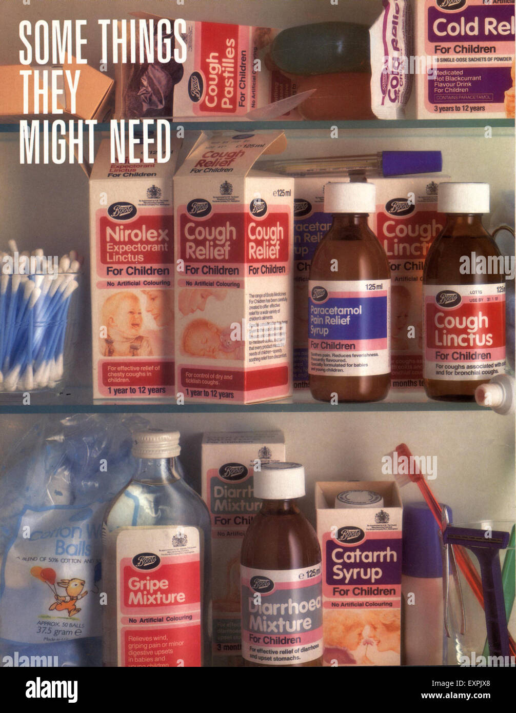 1990 UK Magazine annonce bottes Banque D'Images 1990 UK Magazine annonce bottes Banque D'Images