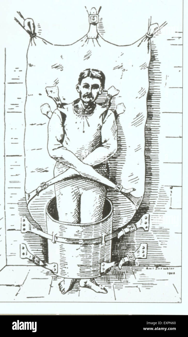 Années 1840 & Pre UK Escapologist Plaque Livre Banque D'Images