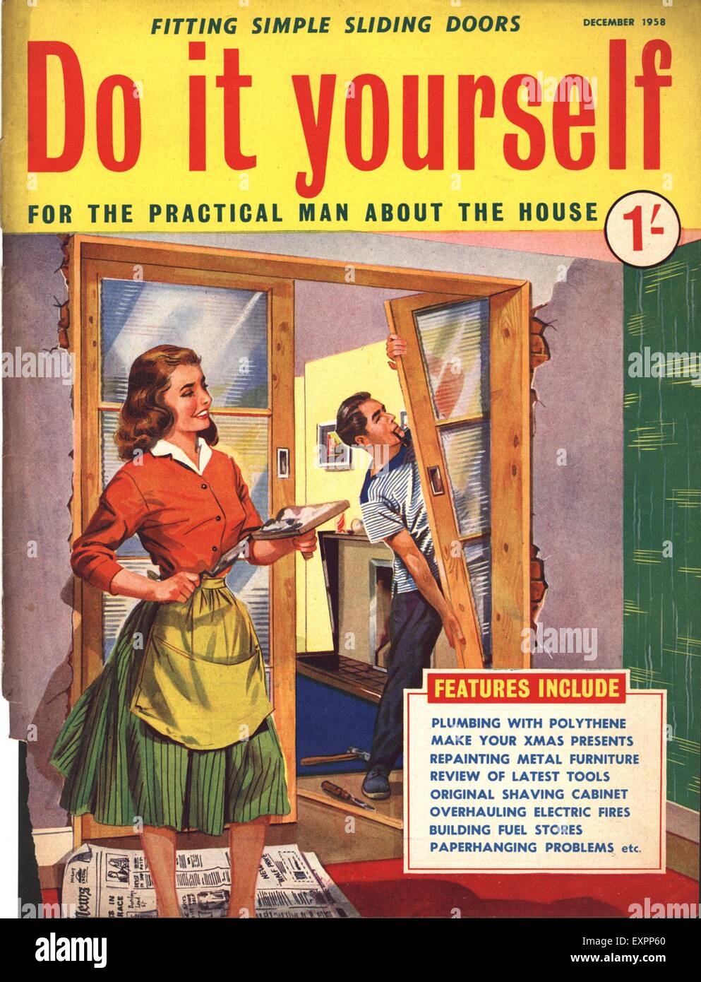 1950 UK Faire vous-même la couverture du magazine Photo Stock - Alamy