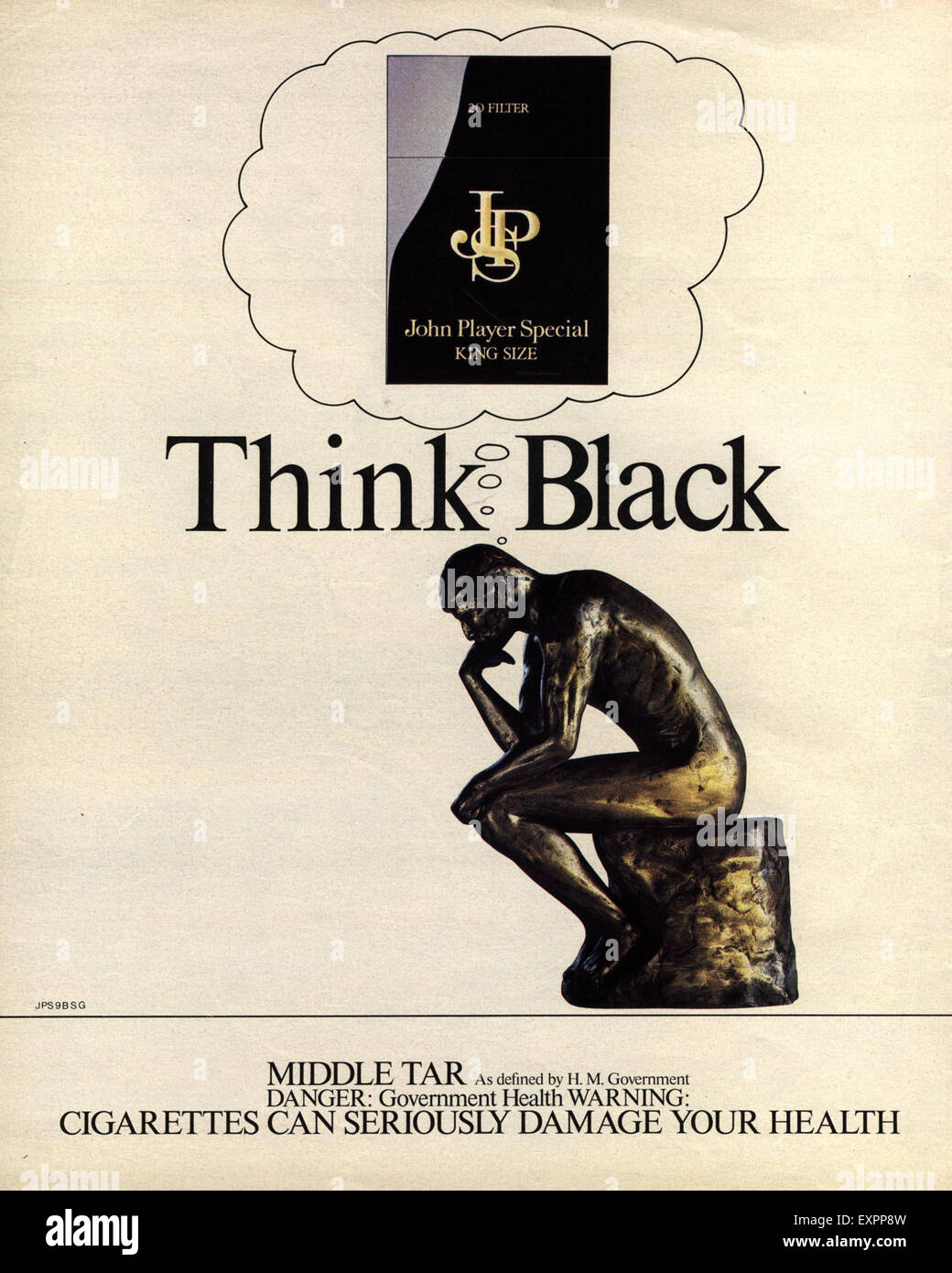1980 UK John Player Magazine Advert Banque D'Images