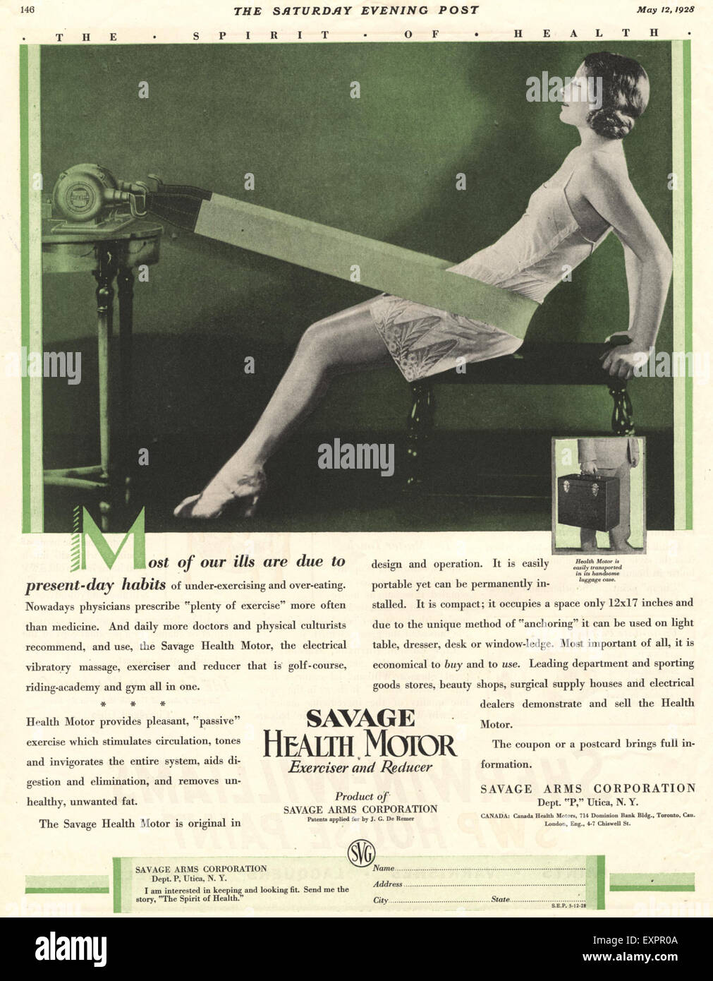 1920 USA Dieting Annonce magazine Banque D'Images