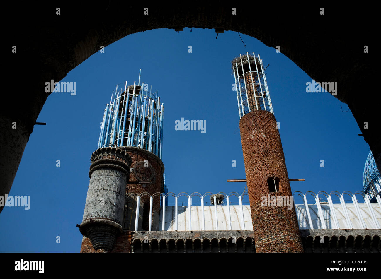 Cathédrale de Mejorada del Campo, Madrid, construit par Justo Gallego Martinez. religion religieux église bâtiment Banque D'Images