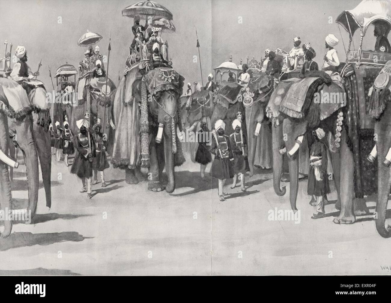 Années 1910 L'Inde britannique l'Empire britannique Derniers Jours Raj Plaque Magazine Banque D'Images