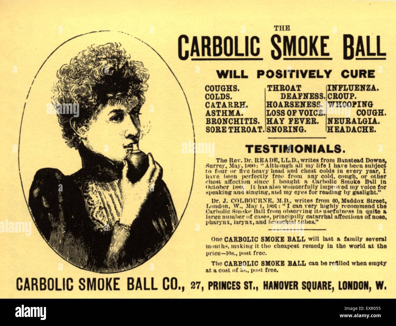 The Carbolic Smoke Ball Banque De Photographies Et D images Haute The Carbolic Smoke Ball Banque De Photographies Et D images Haute