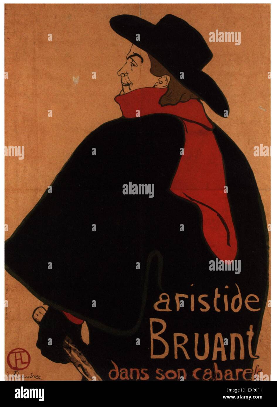 Années 1890, la France affiche de Cabaret Banque D'Images