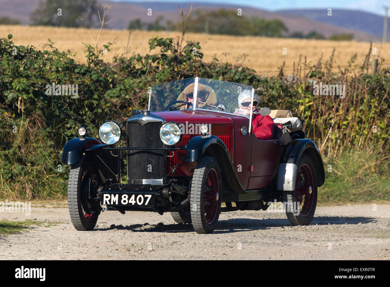 Riley voiture classique. Rothesay. Scotland UK Banque D'Images