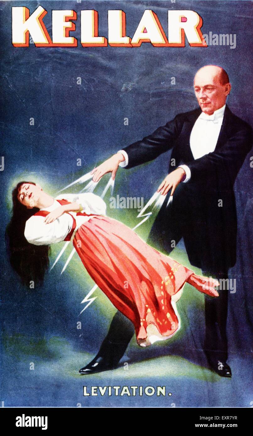 1920 USA Kellar Le Magicien Poster Banque D'Images