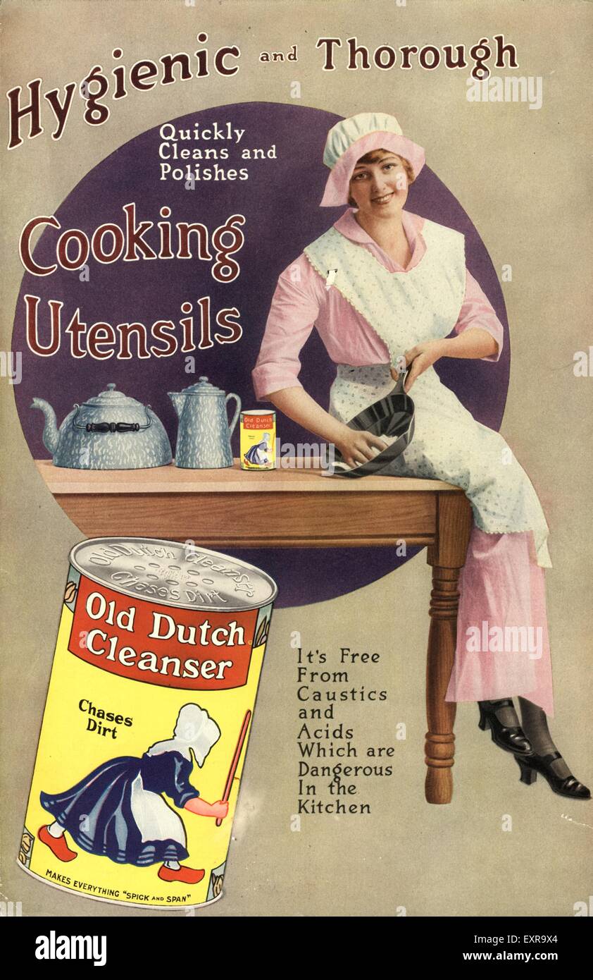 1920 USA ancien magazine néerlandais annonce Banque D'Images