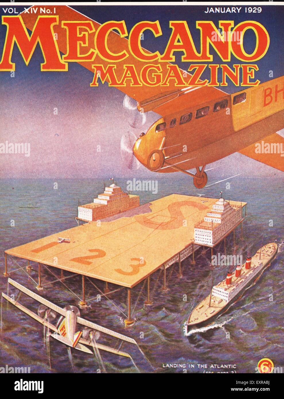 1920 UK Meccano Magazine Magazine Advert Banque D'Images