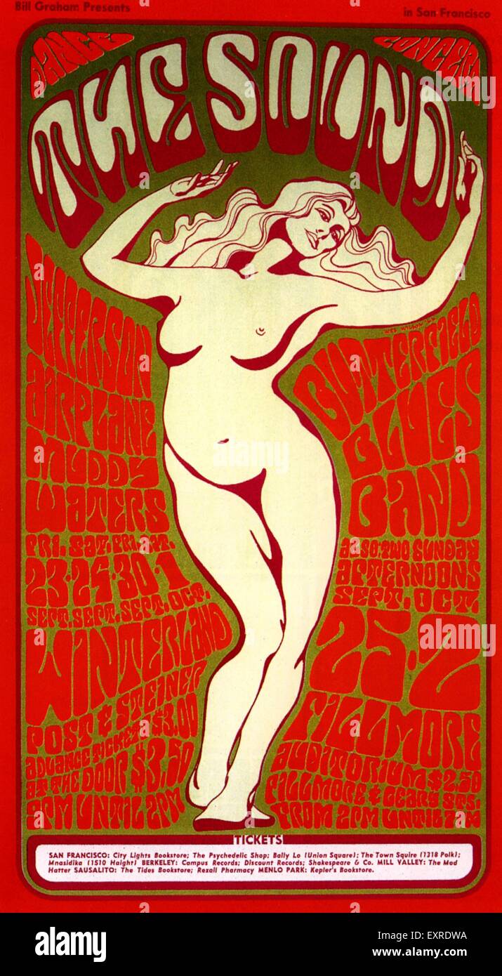1960 USA Le Son Poster Banque D'Images