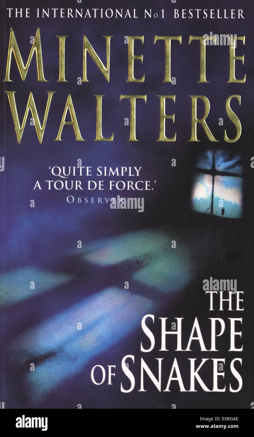 2000s UK La forme de serpents par Minette Walters Couverture de livre Banque D'Images