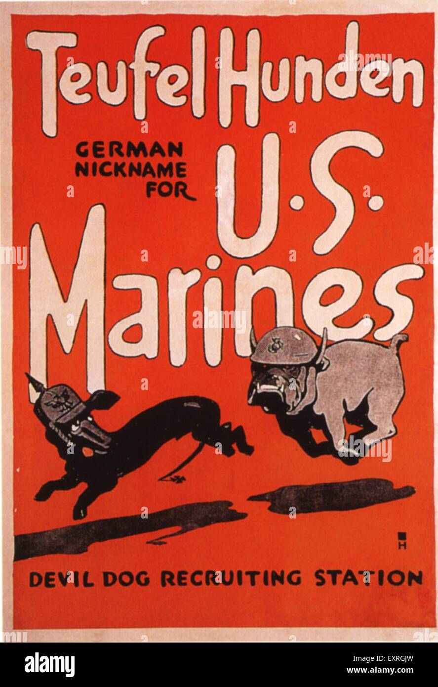 1910 USA Affiche de recrutement de l'Armée Banque D'Images