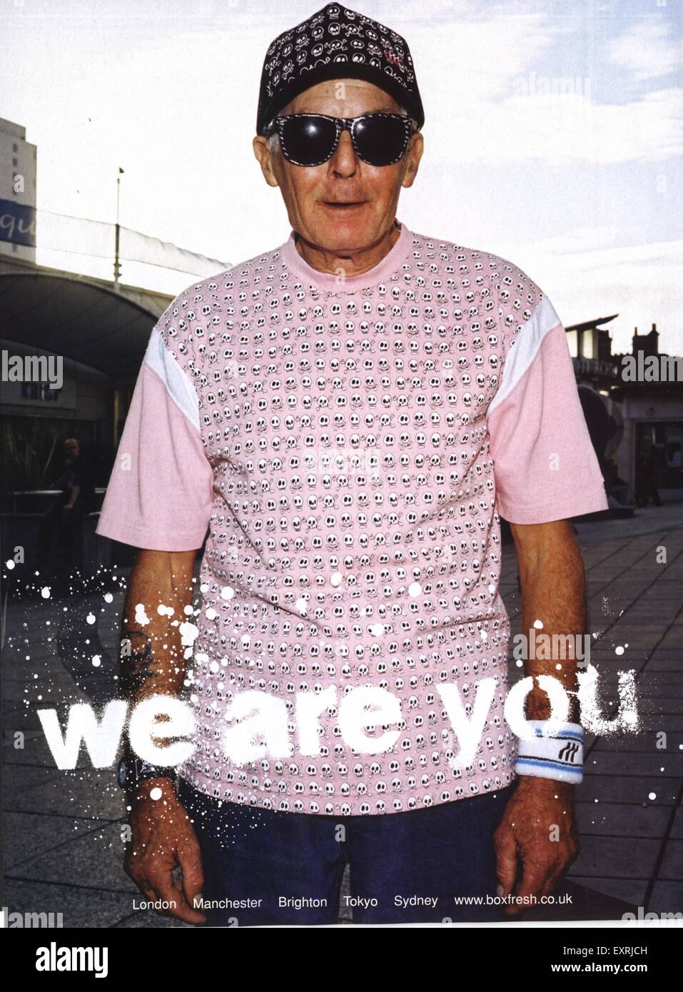 2000s UK Boxfresh Annonce magazine Banque D'Images