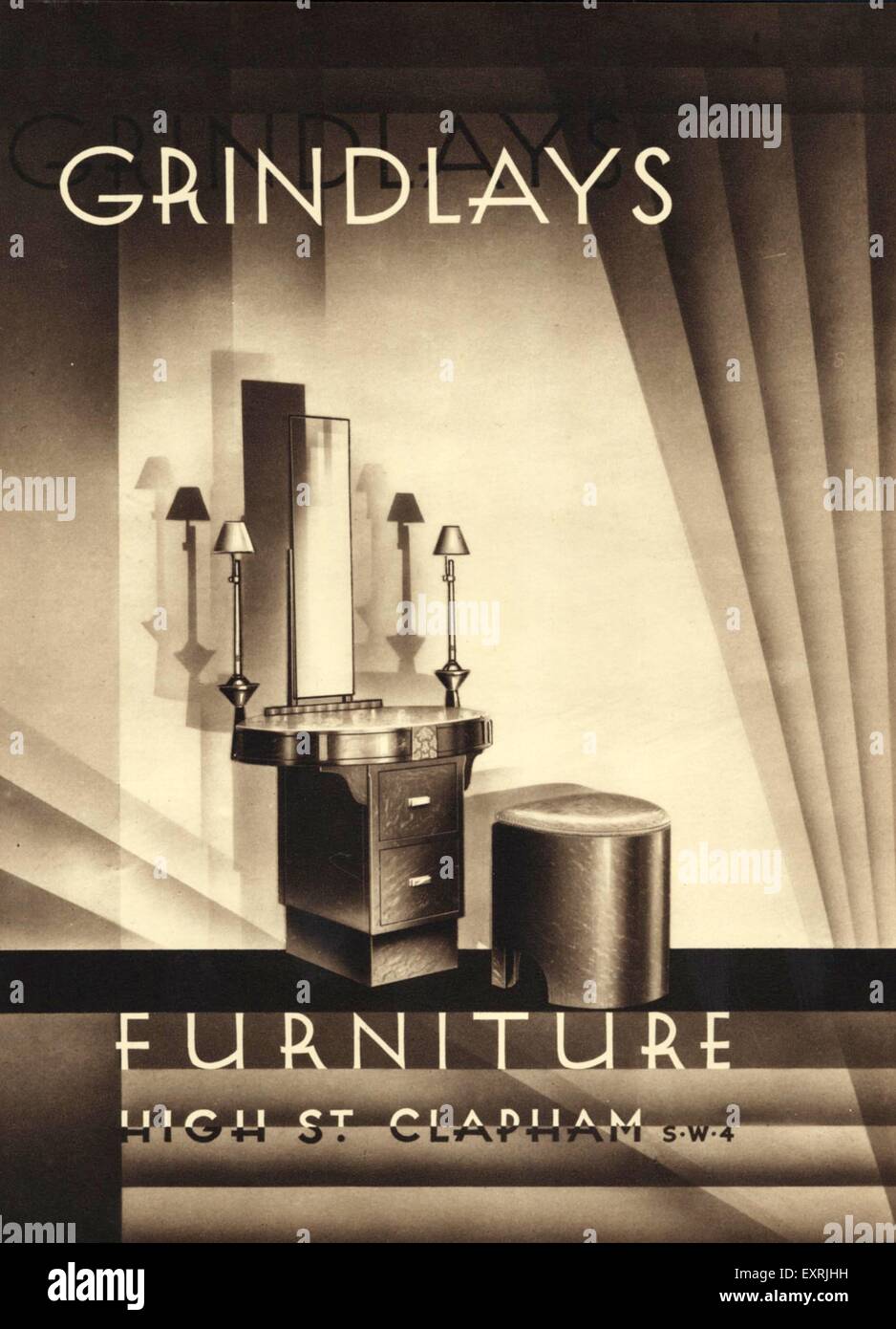 1920 UK Grindlays Annonce magazine Banque D'Images