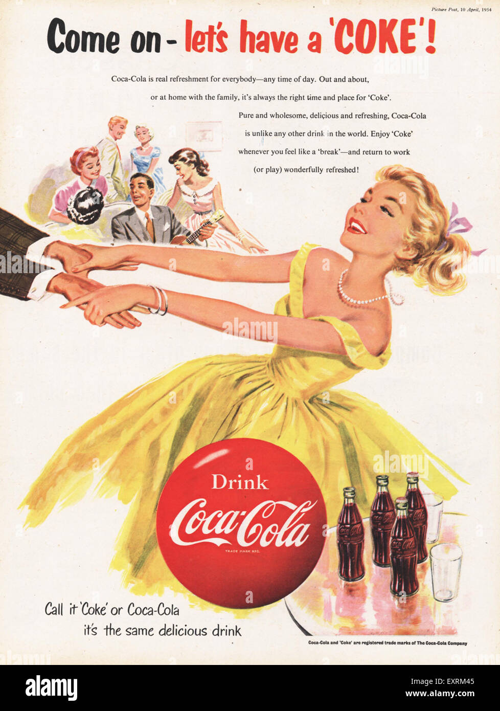 Vintage Coca Cola Poster À VENDRE! - PicClick FR