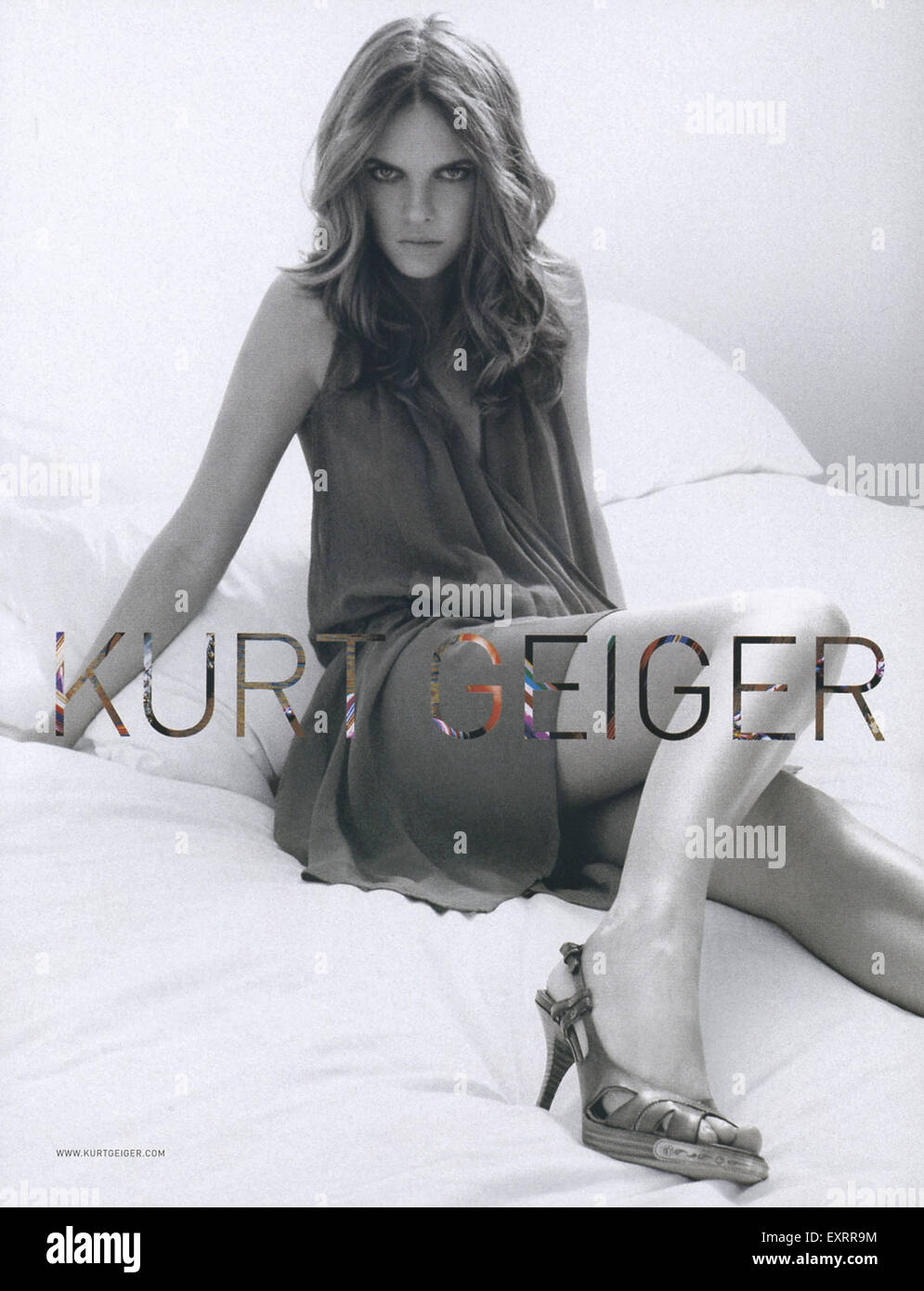2000s UK Kurt Geiger Annonce magazine Banque D'Images