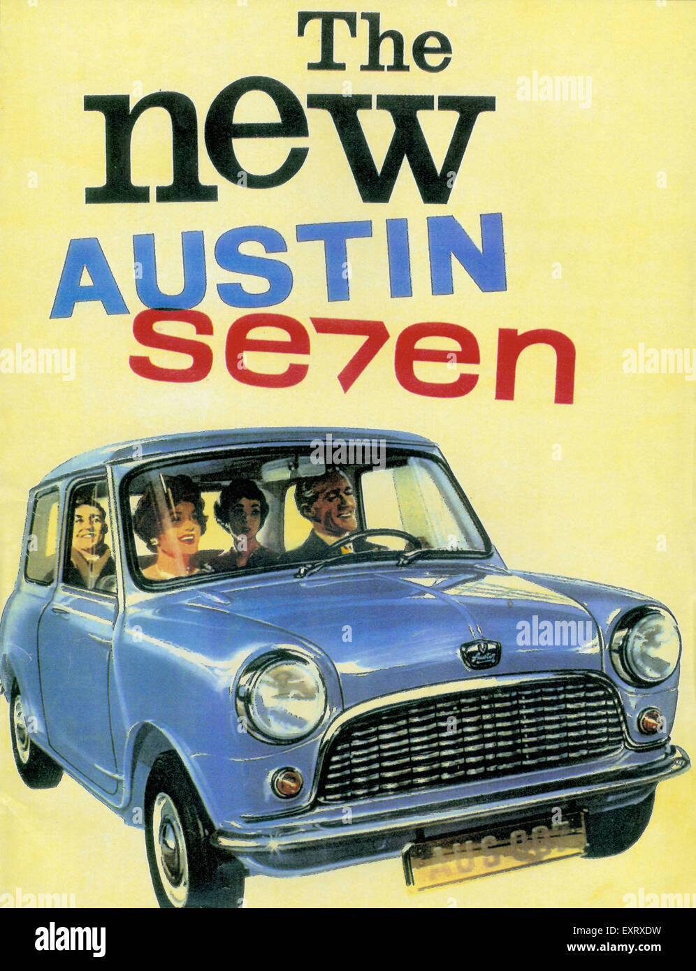 1950 UK Austin Poster Banque D'Images