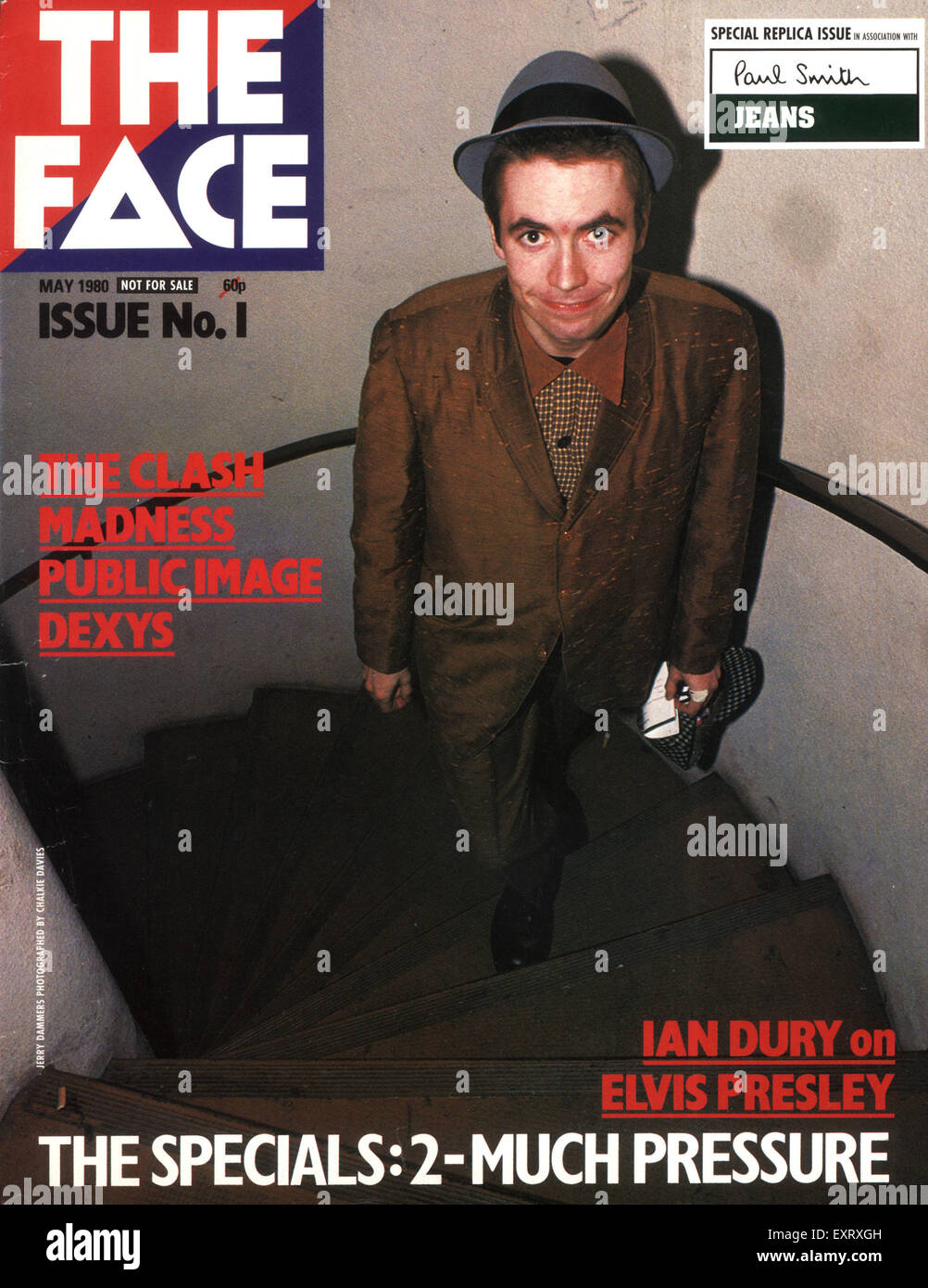 1980 La couverture du magazine britannique Face Banque D'Images