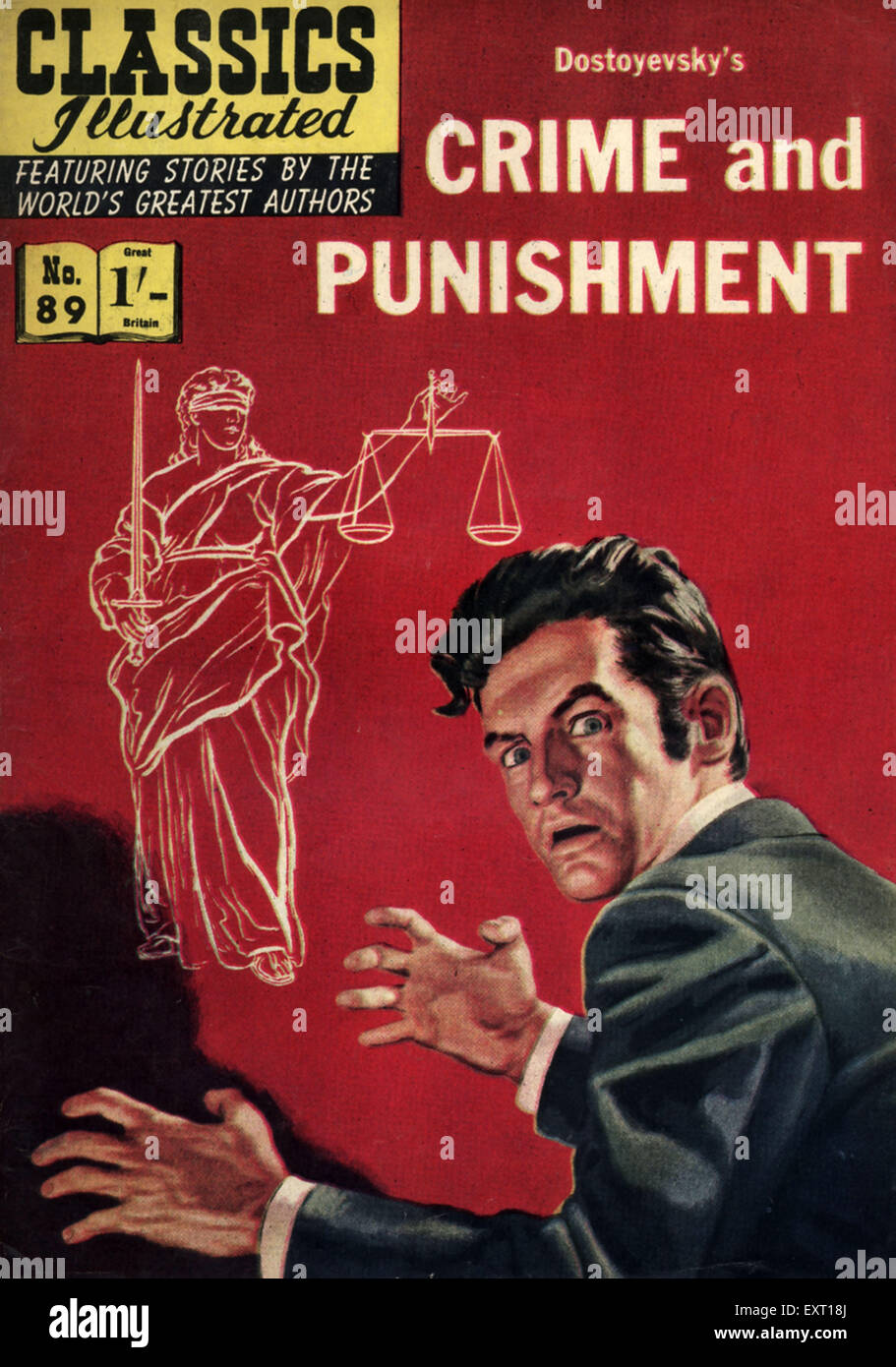 1950 UK Classics Illustrated Comic/ Couverture annuelle Banque D'Images