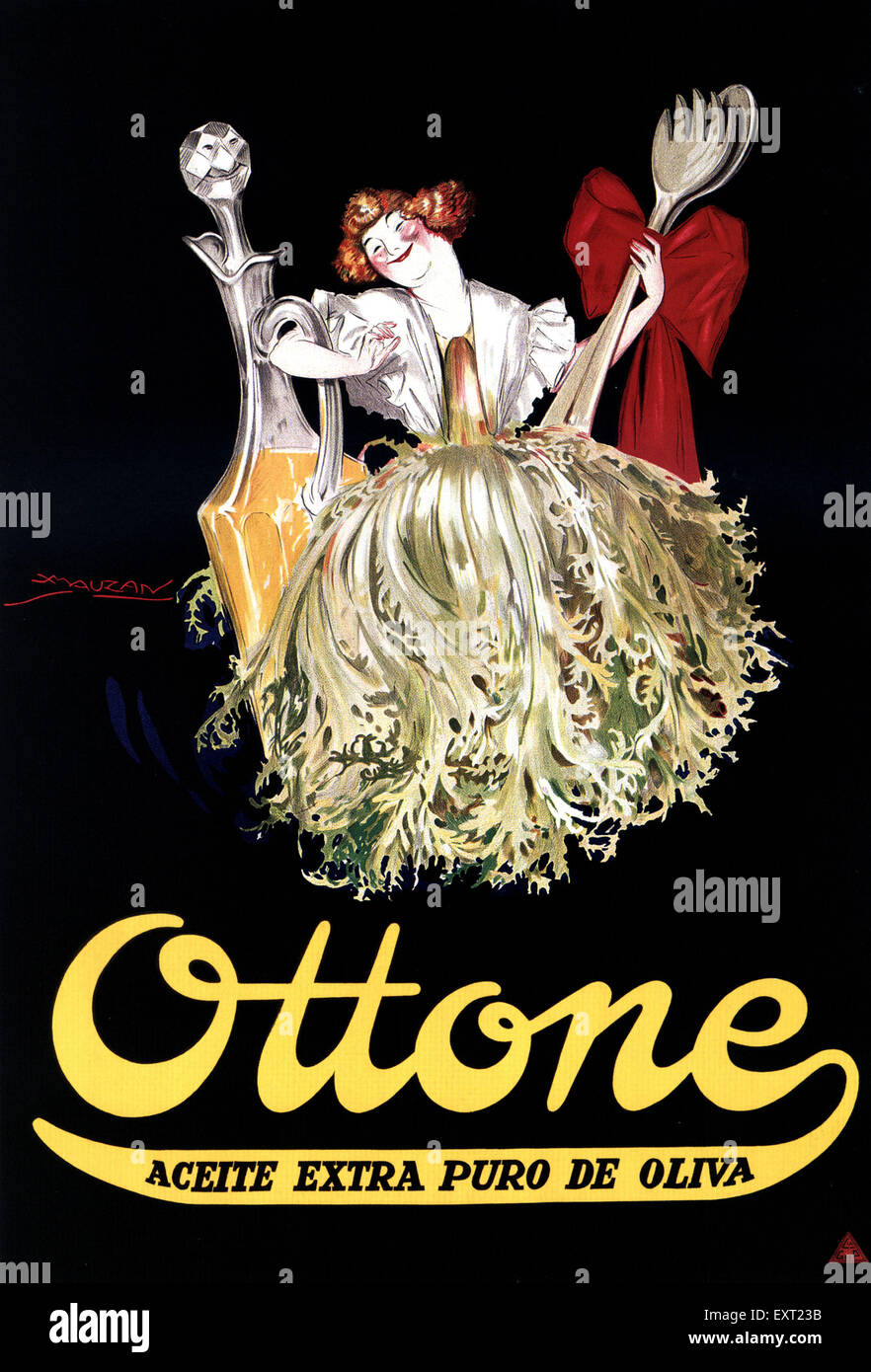 Années 1920 Italie Ottone Poster Banque D'Images