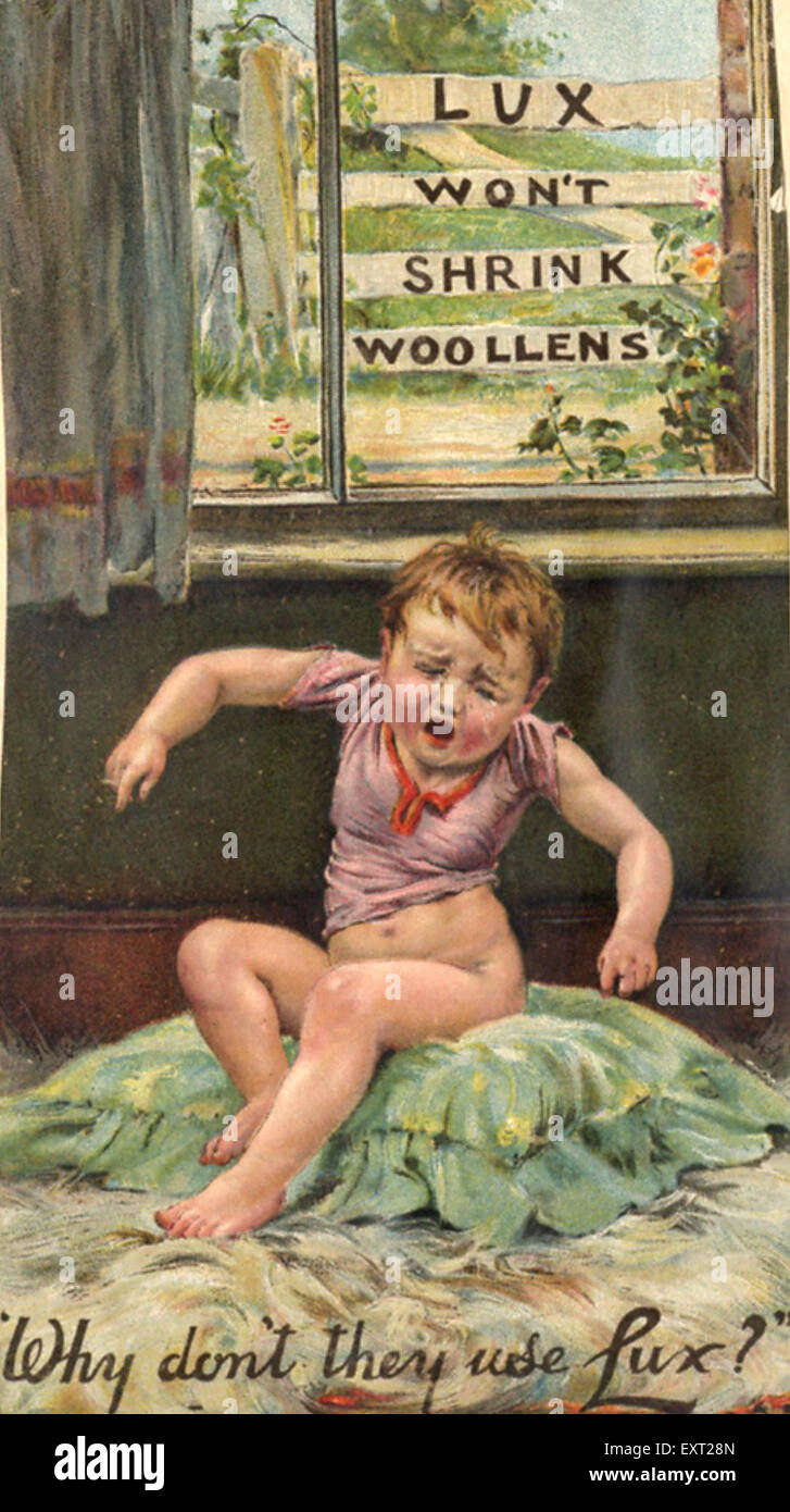 1890 UK Lux Annonce magazine Banque D'Images