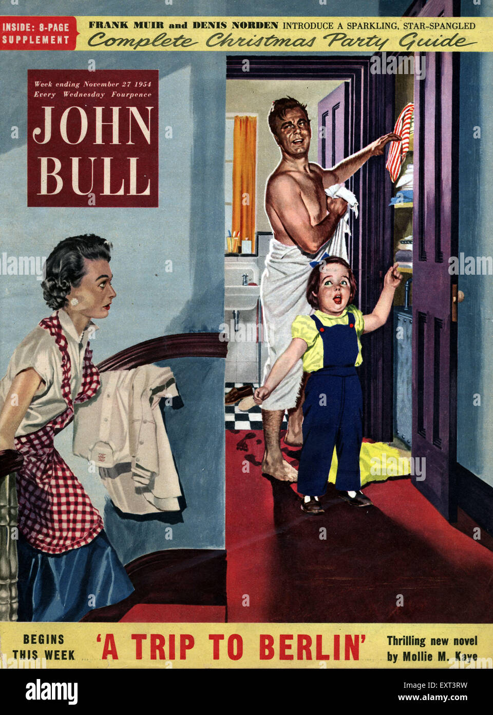 1950 Couverture du magazine britannique John Bull Banque D'Images
