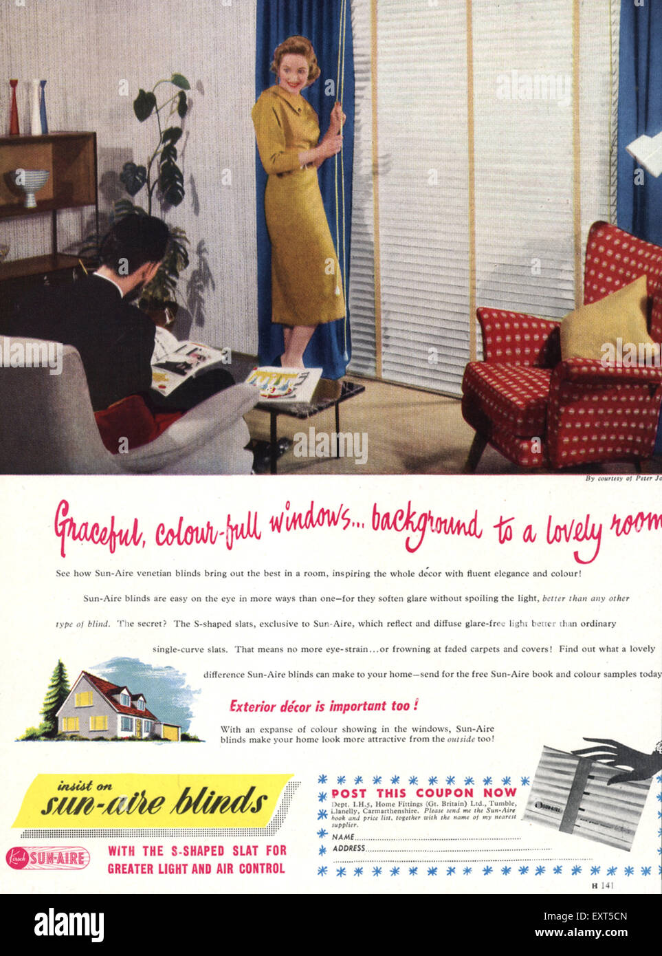 1940 UK-aire Sun Magazine Stores Annonce Banque D'Images