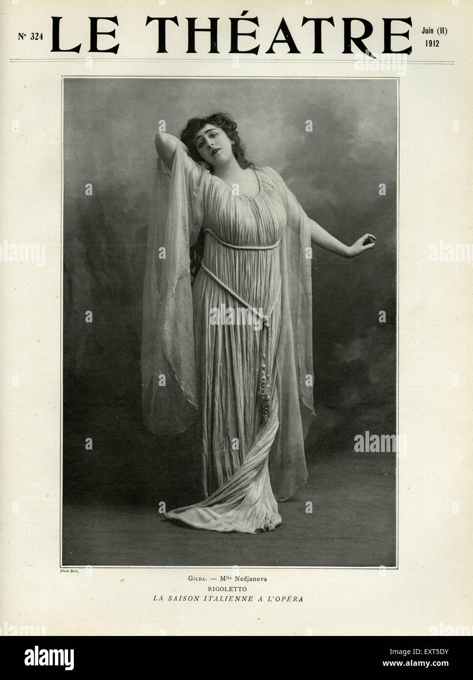 1910 France Le plateau du magasin Théâtre Banque D'Images