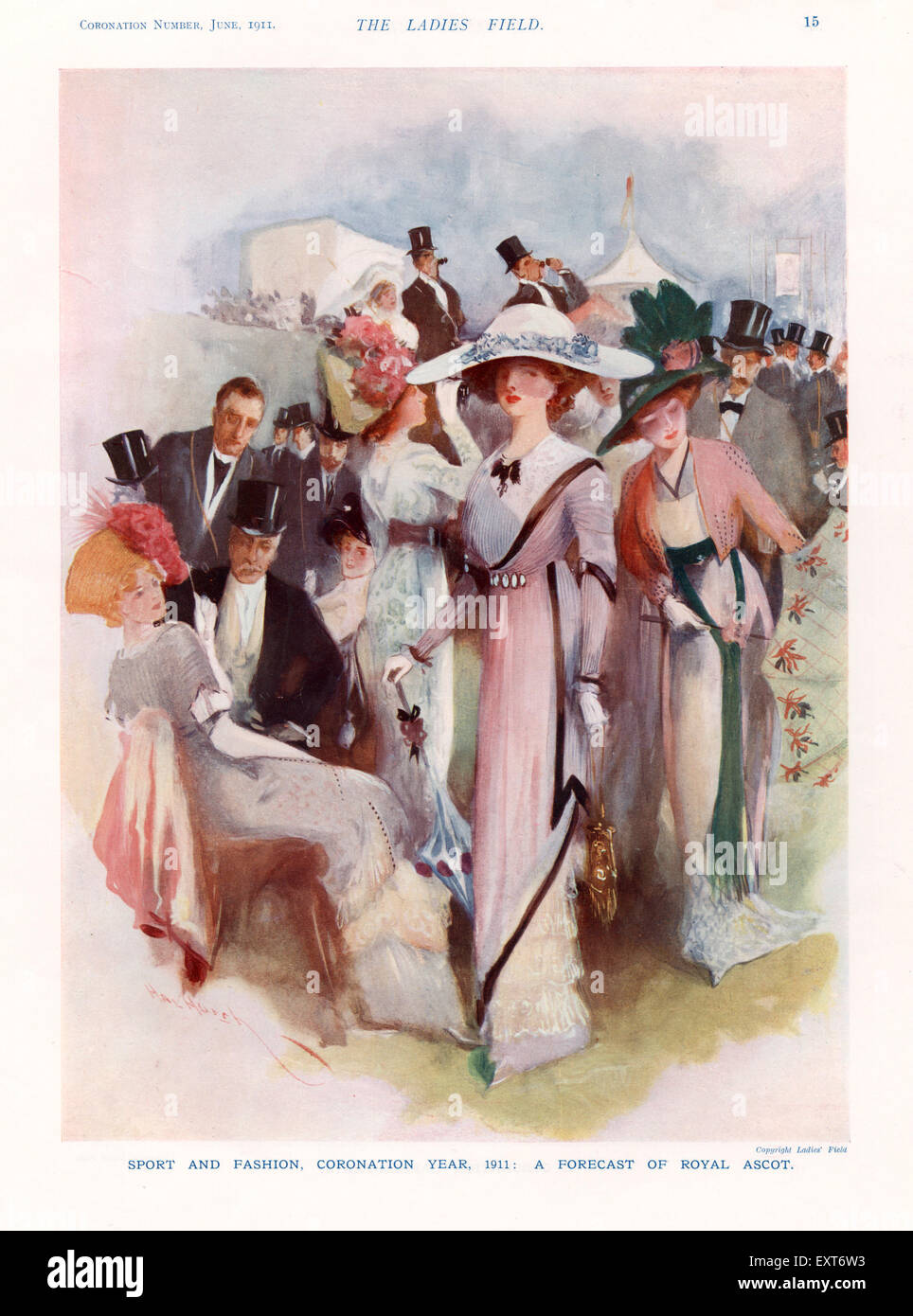 Années 1910 Le magazine britannique Dame Plaque Banque D'Images