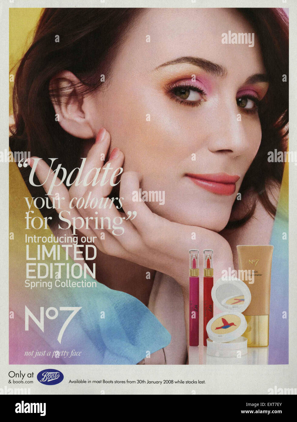 2000S UK NO7 Boot's Magazine Advert Banque D'Images