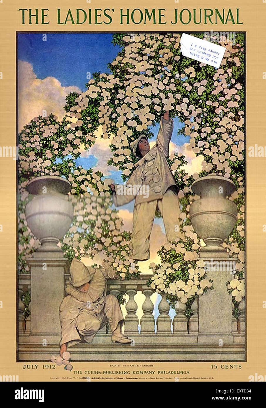 1910 USA Le Ladies' Home Journal Magazine Cover Banque D'Images