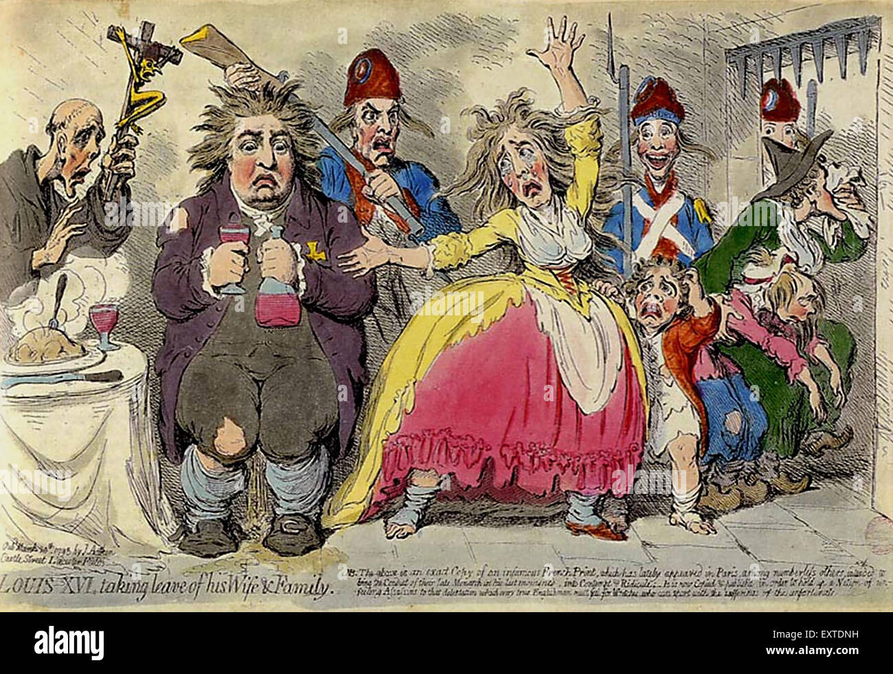 Années 1840 et Louis XVI Plaque Magazine UK Banque D'Images