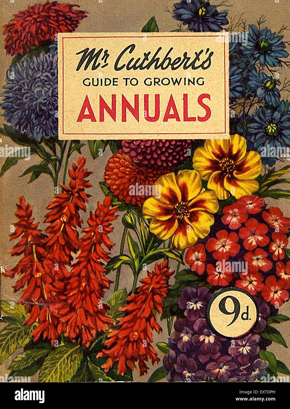 1950 UK Cuthberts Couverture de livre Banque D'Images