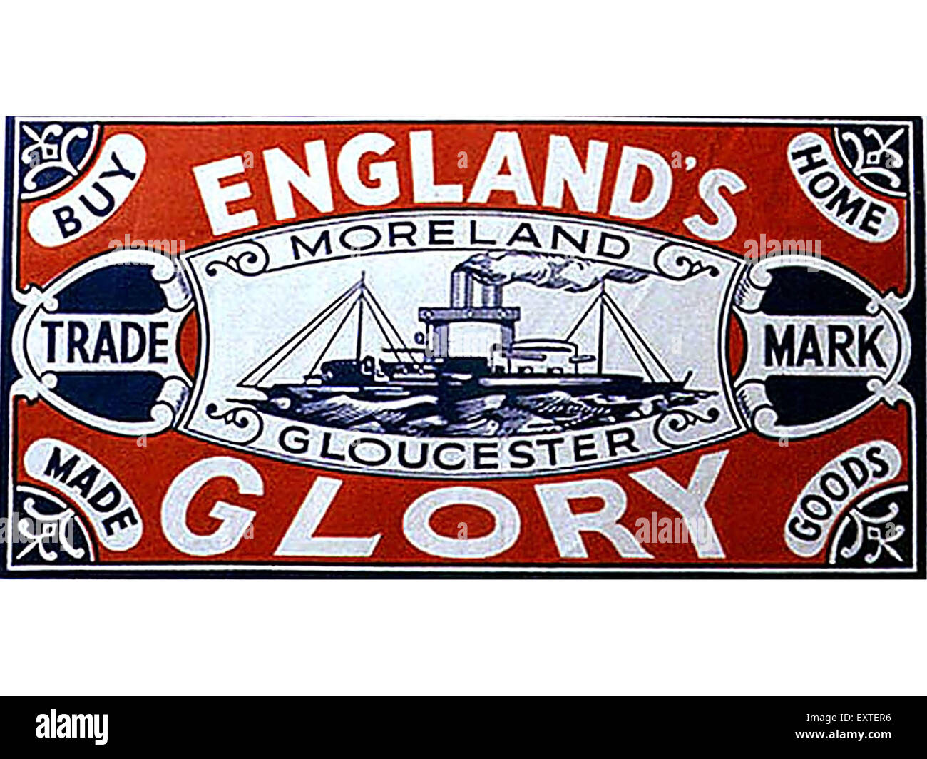 1920 UK England's Glory Poster Banque D'Images