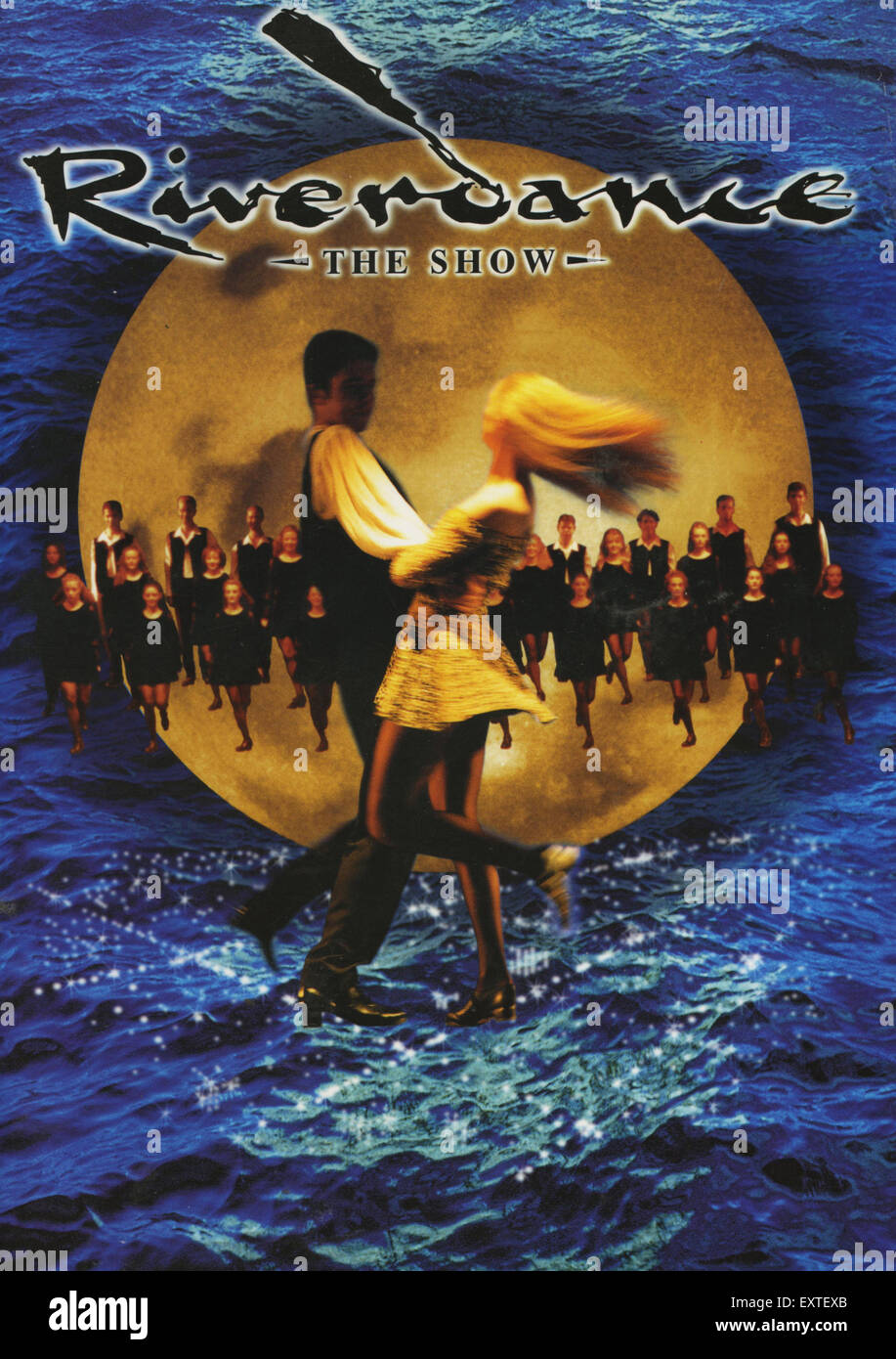 1990 UK Riverdance Poster Banque D'Images