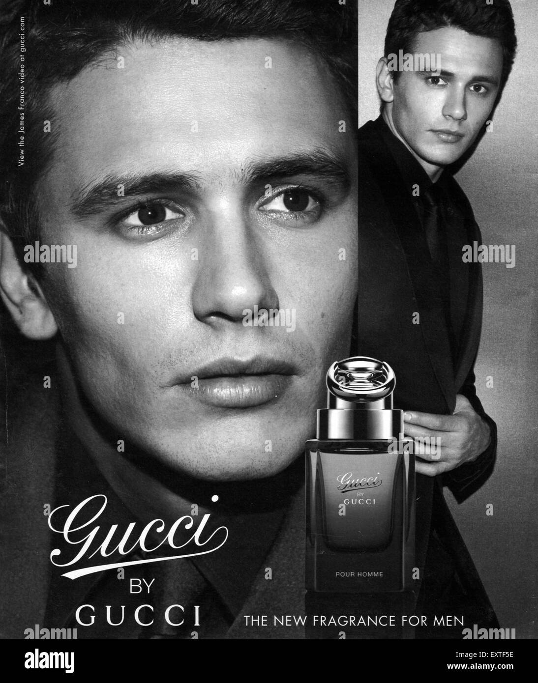 2000s UK Magazine Gucci Advert Banque D'Images