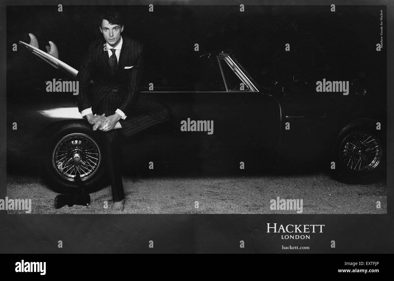 2000s UK Hackett Annonce magazine Banque D'Images