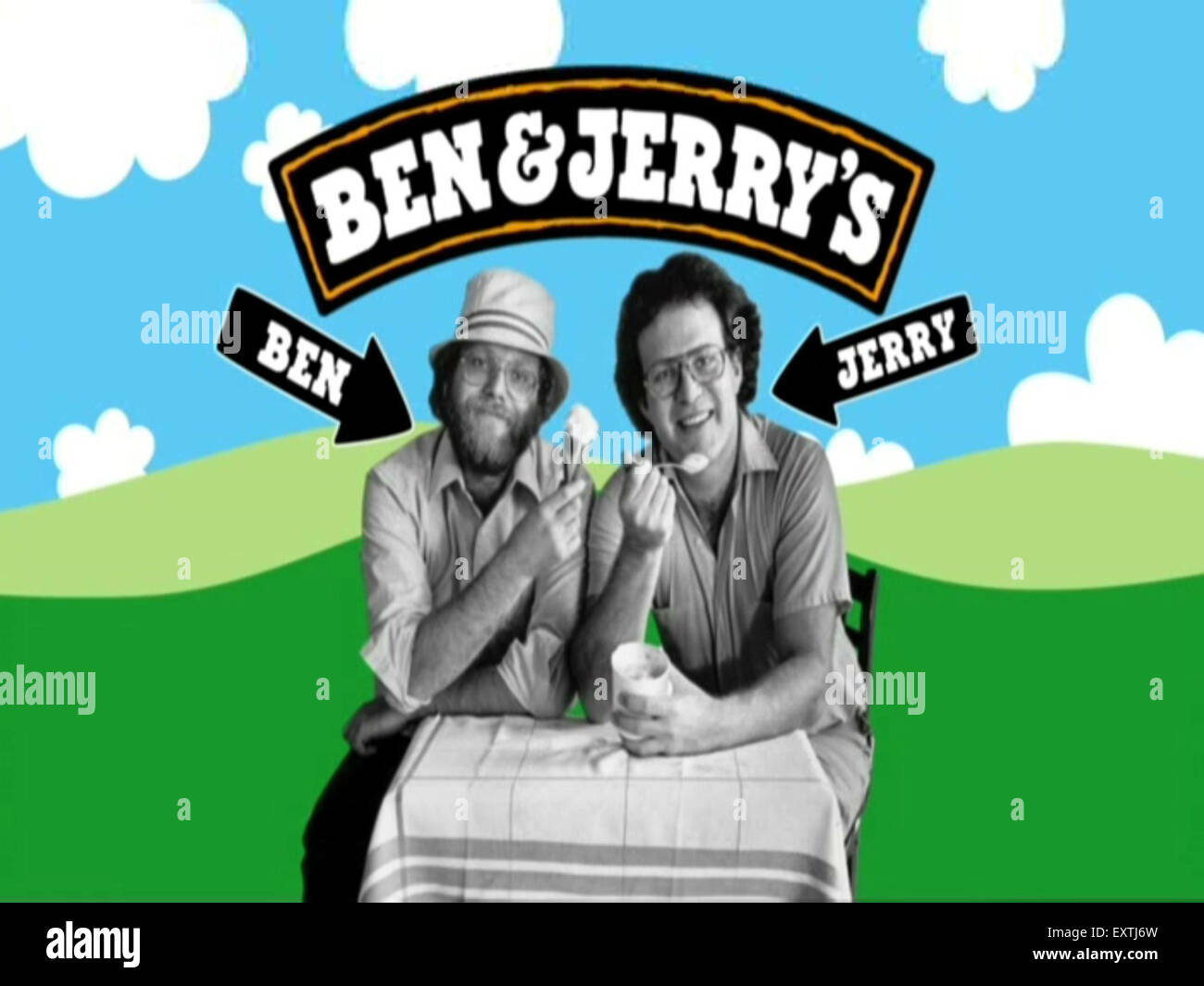 2010s UK Ben and Jerry's Pub TV (pince) Banque D'Images