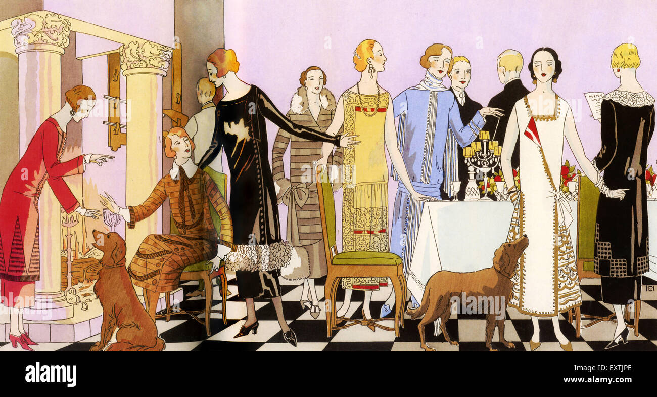 Années 20 Art Déco Plaque Livre France Banque D'Images