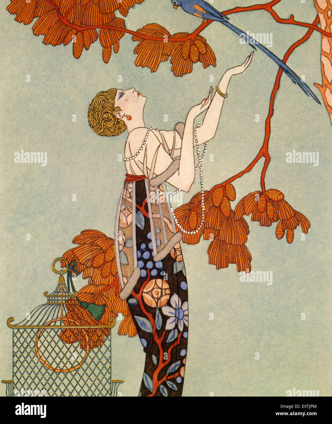 Années 1910 Art Déco Plaque Livre britannique Banque D'Images