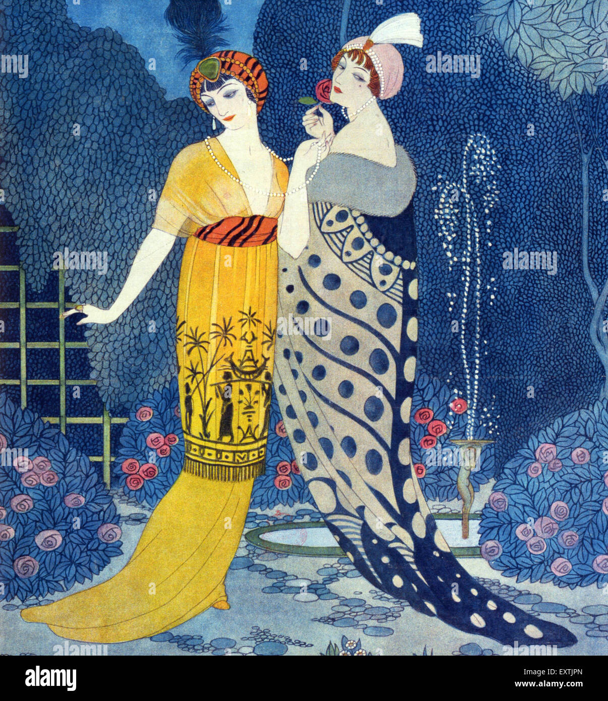 Années 20 Art Déco Plaque Livre France Banque D'Images