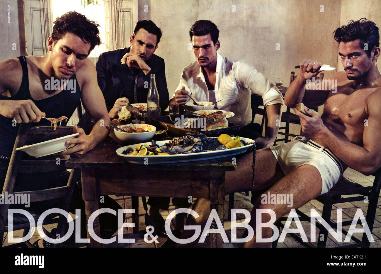 Dolce Gabbana Advert Banque d'image et 
