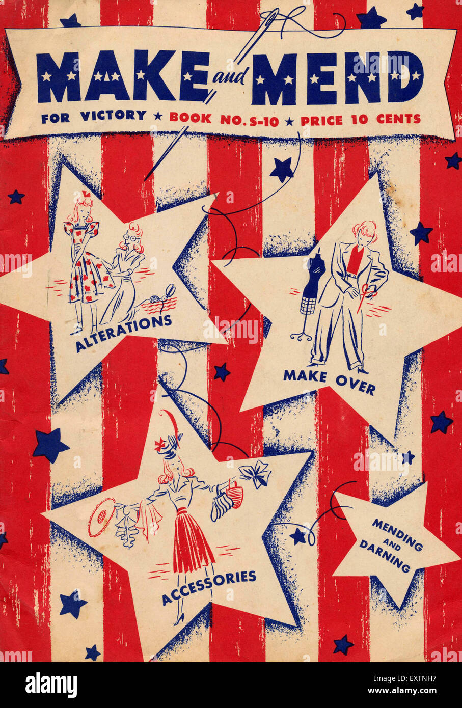 1940 USA Faire et réparer la couverture du livre Banque D'Images