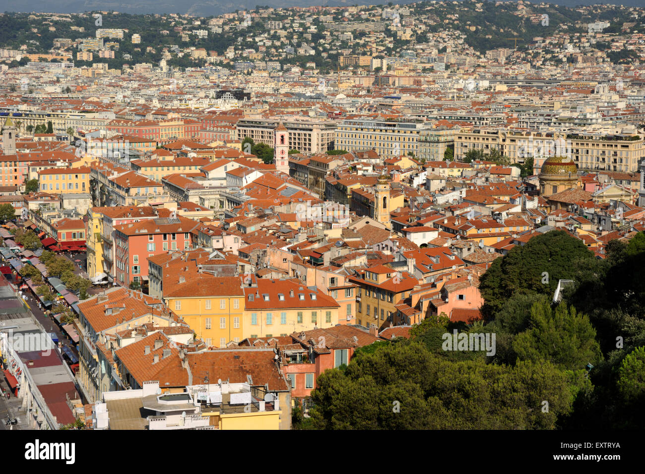 France, Nice, centre ville historique Banque D'Images