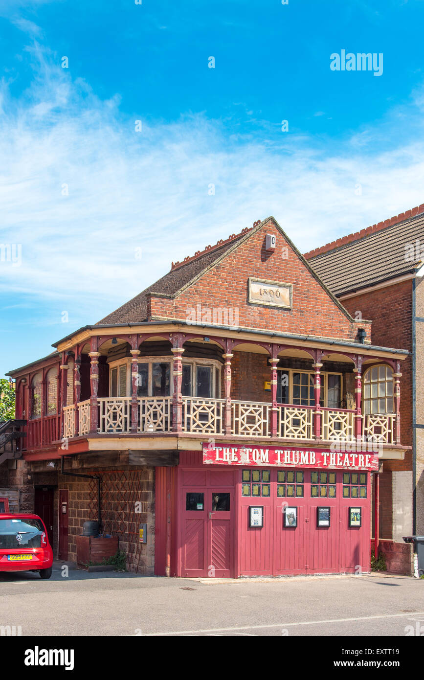 La Tom Thumb Theatre à Cliftonville, Margate, Kent, UK Banque D'Images