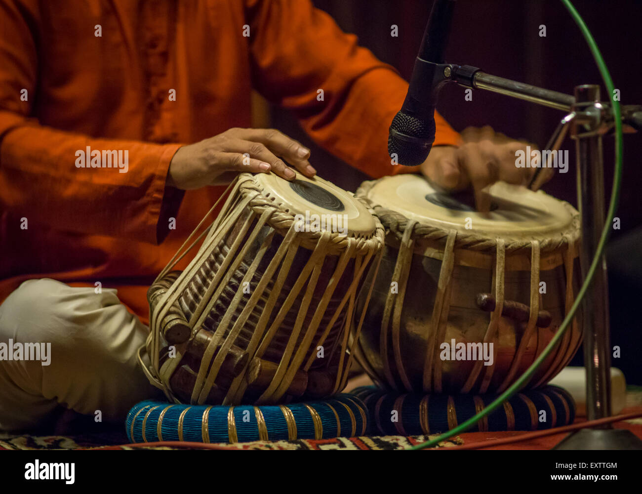 Tabla - un instrument de musique indienne Banque D'Images